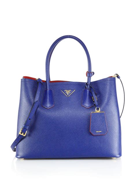 Prada saffiano blue